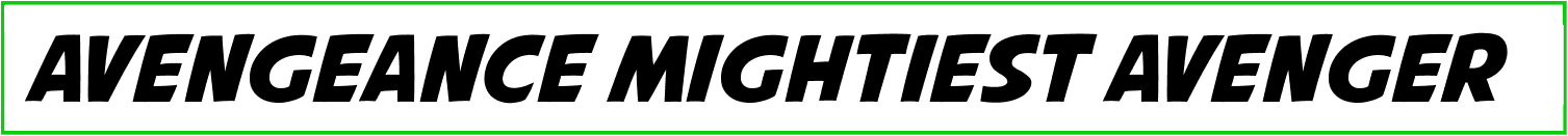 AVengeance Mightiest Avenger Font free Download