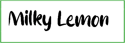 Milky Lemon Font Download