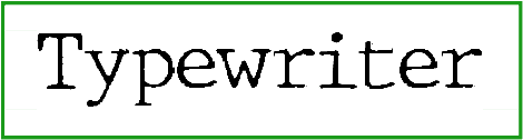 JMH Typewriter Font free Download