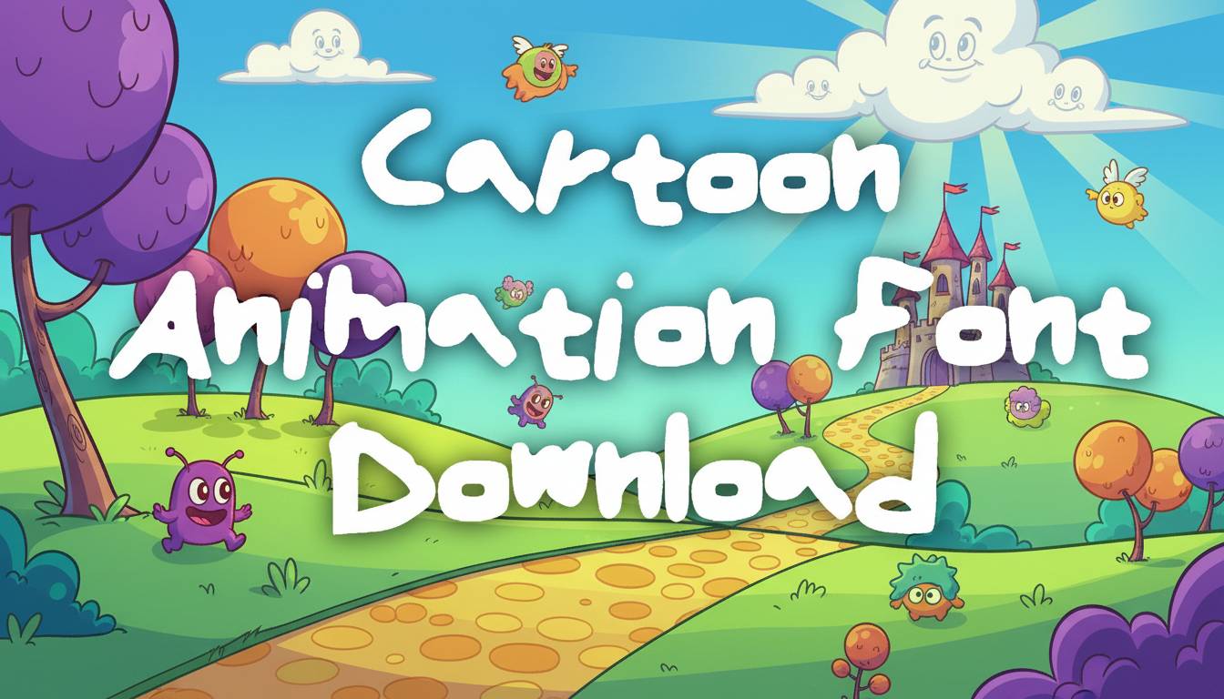 Cartoon Animation Font | DafontStyle