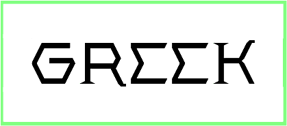 Greek Font free download