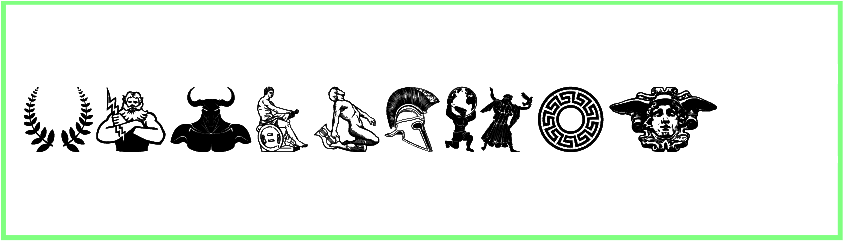 Greek Mythology Font free download