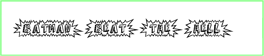 Batman Beat the hell Outta Me Font free download