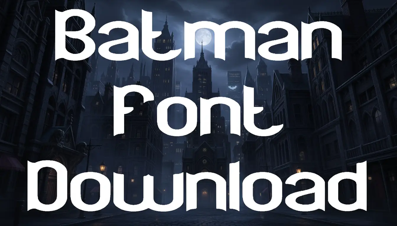 Batman Font | DafontStyle