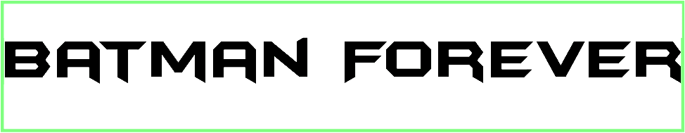 Batman Forever Font free download