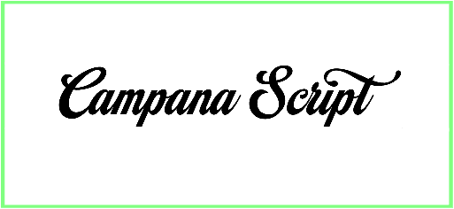 Campana Script Font free Download