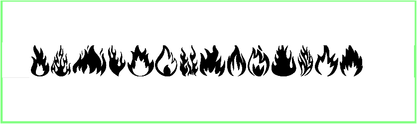 Fire Woodcutter font free download