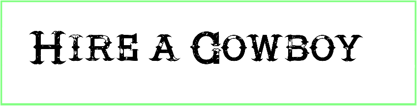 Hire a Cowboy Font free download