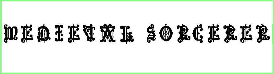 Medieval Sorcerer Ornamental Font free download