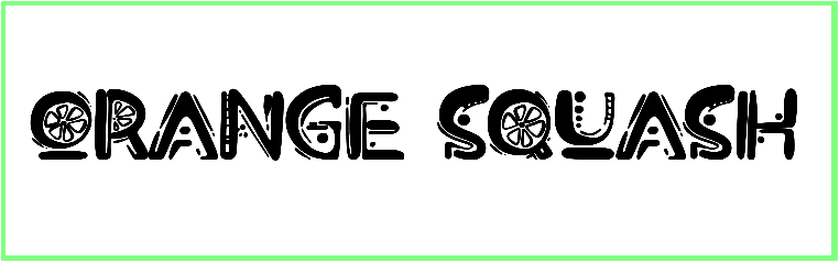 Orange Squash Font free Download