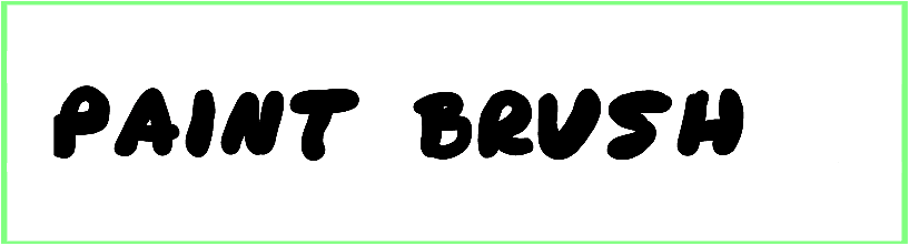 Paint Brush Font free Download