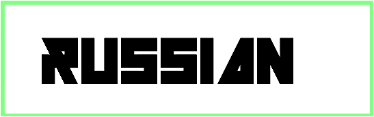 Russian Bold Font free download