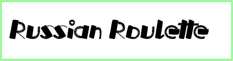 Russian Roulette Font free download