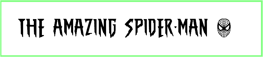 The Amazing Spider Man Font free Download