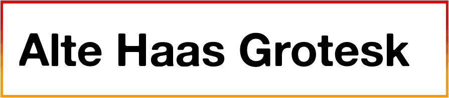 Alte Haas Grotesk Font free download