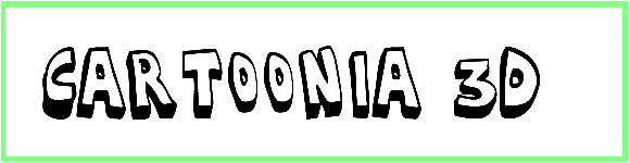 Cartoonia 3D Font free download