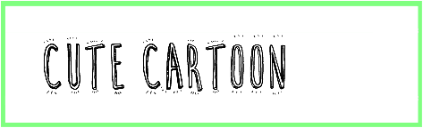 Cute Cartoon Font free Download