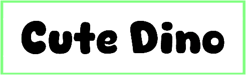 Cute Dino Font free download