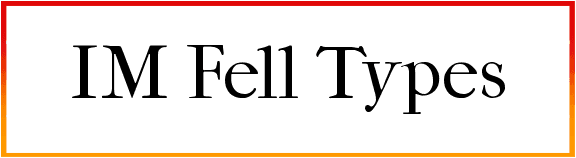 IM Fell Types Font free download