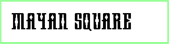 Mayan Square Font free Download