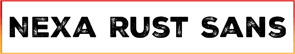 Nexa Rust Sans Font free download