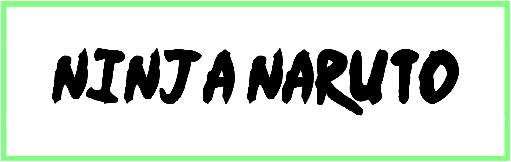 Ninja Naruto Font free download