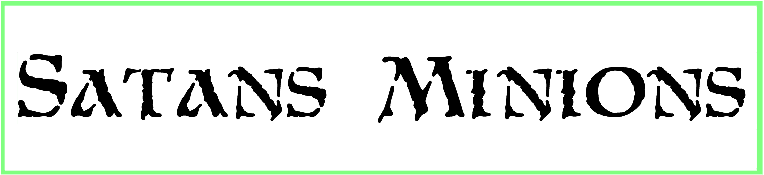Satans Minions Font free Download