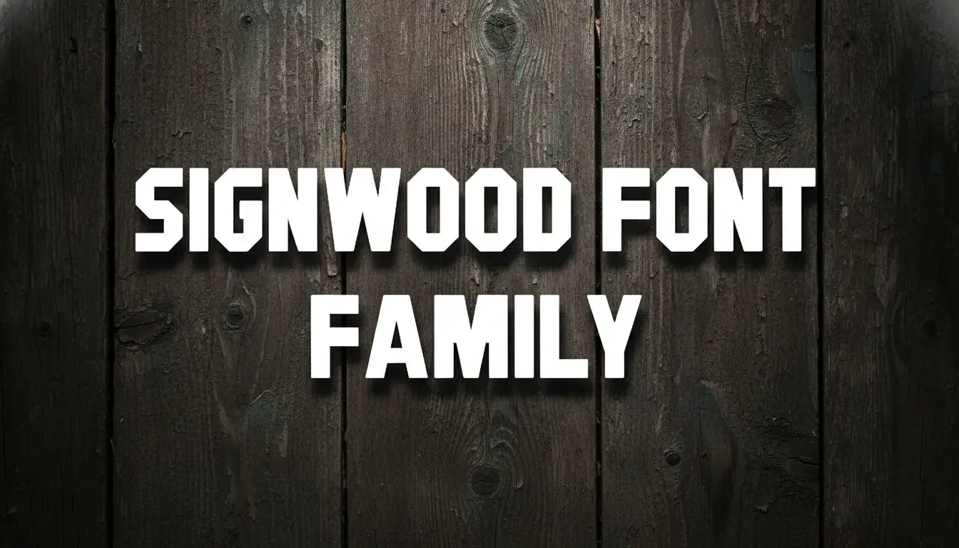 Signwood Font Family