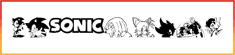 Sonic Mega Font free download