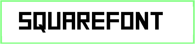 SquareFont Font free download
