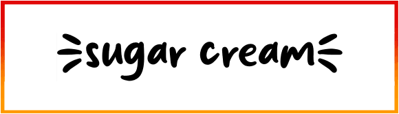 Sugar Cream Font free download