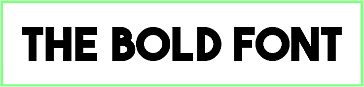 The Bold Font free Download