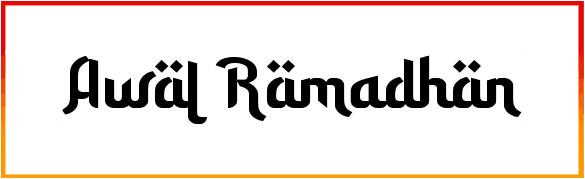 A Awal Ramadhan Font free Download