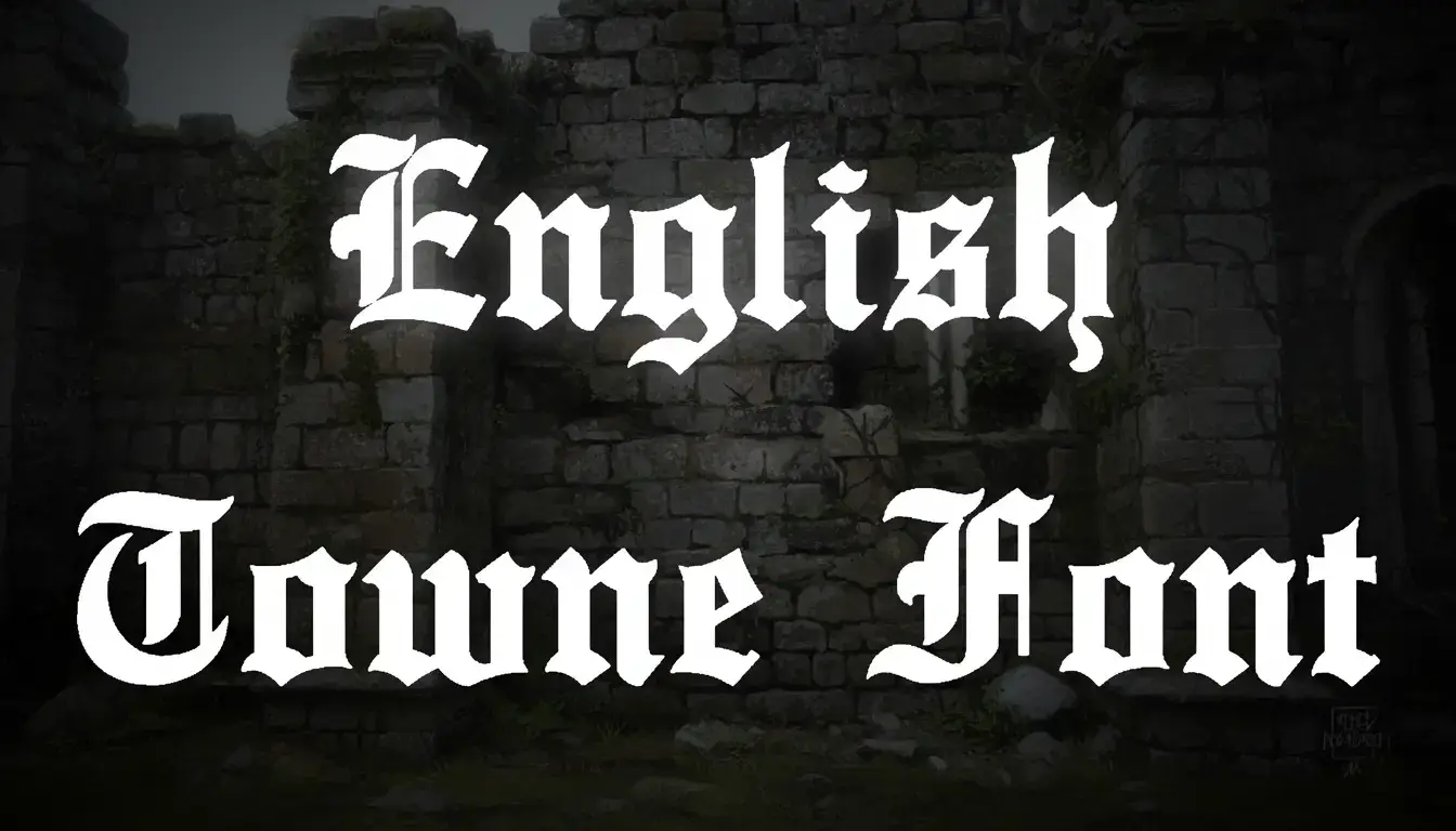 English Towne Font