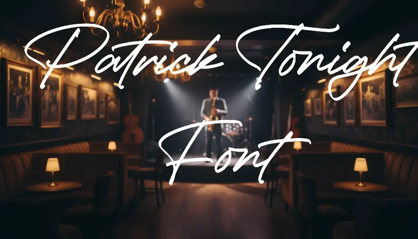 Patrick Tonight Font