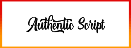 Authentic Script Font free download