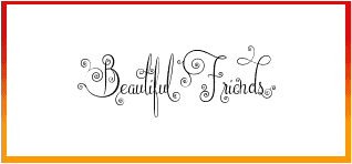 Beautiful Friends Font free Download