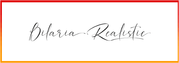 Bilaria Realistic Font style