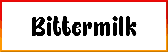 Bittermilk Font free download