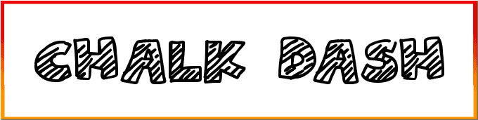 Chalk Dash Font free download