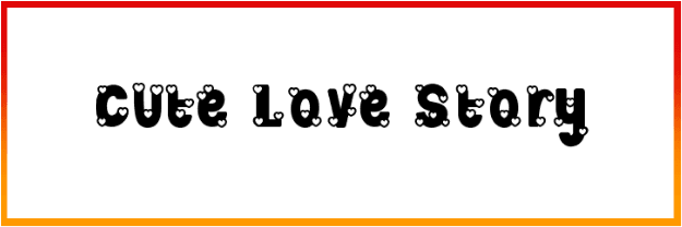 Cute Love Story Font free Download
