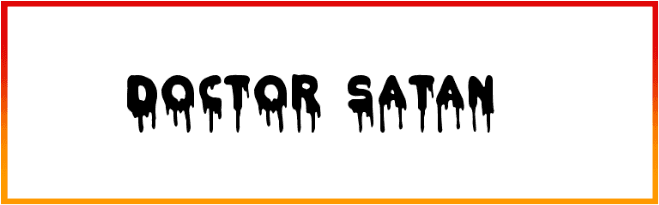 Doctor Satan Font free Download