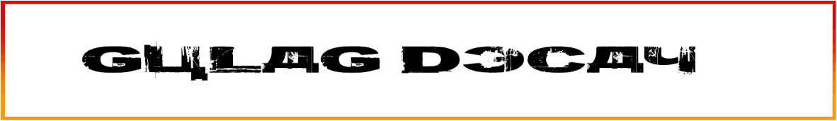 Gulag Decay Font free download