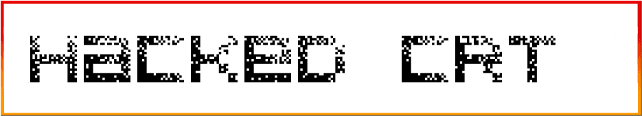 Hacked CRT Font free download