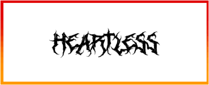 Heartless Font free Download