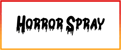 Horror Spray Font free download
