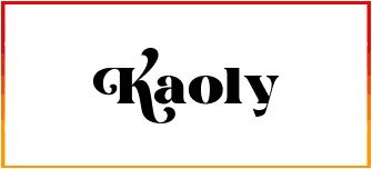 Kaoly Font free Download