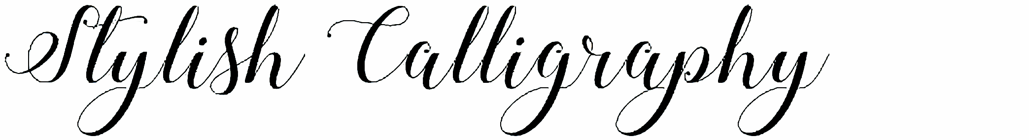 Stylish Calligraphy Font free download