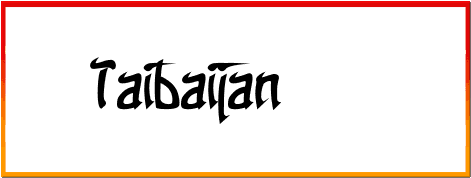 Taibaijan Font free download