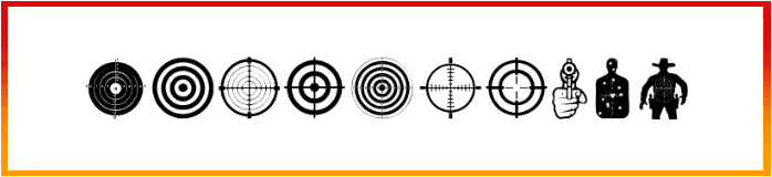 Target Shooting Font free download